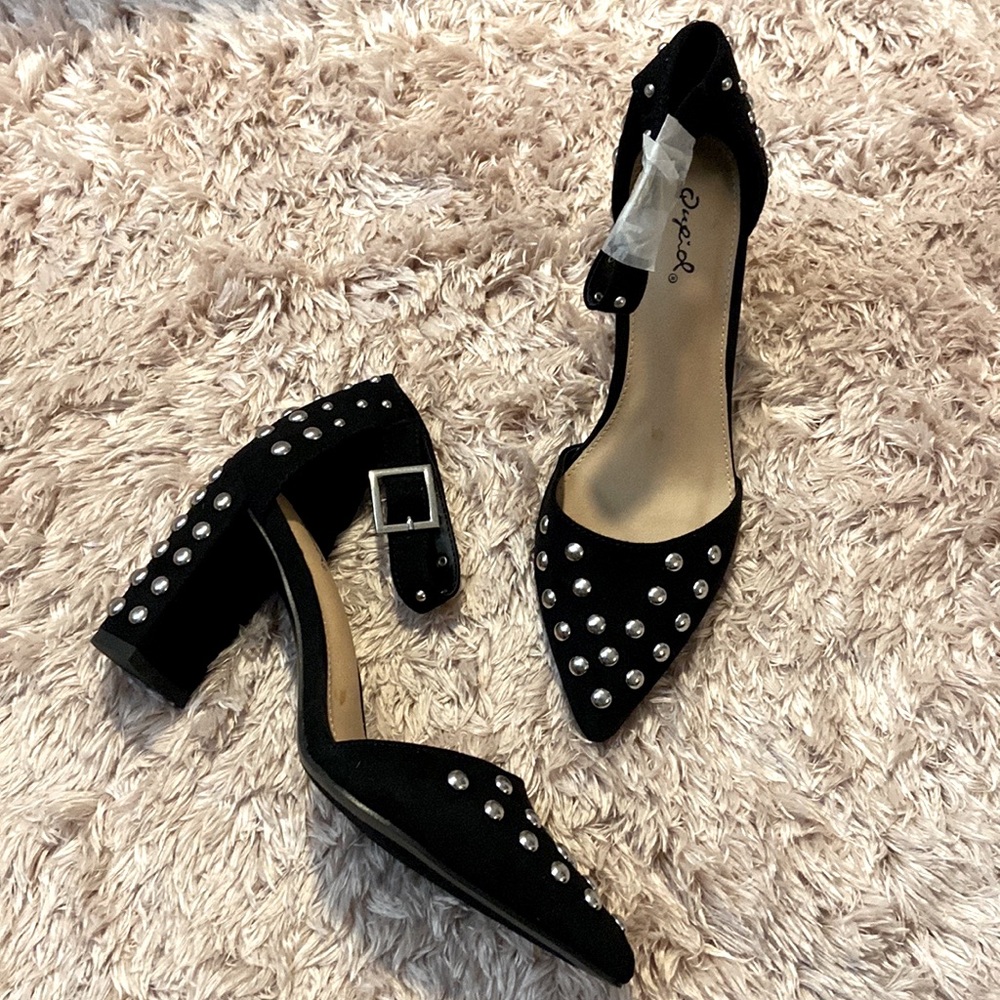 NEW Studded Ankle Strap Heels